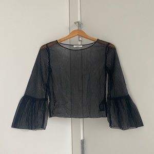 Aritzia sheer top